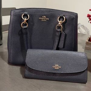 Coach handbag and wallet